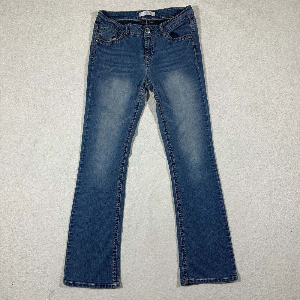 No Boundaries Medium Wash Bootcut Juniors Jeans Size 11